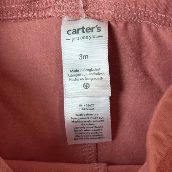 Carters Baby Outfit Set 3-Piece: Sherpa Jacket Jumpsuit & Pants Size 3M - New - Picture 7 of 9